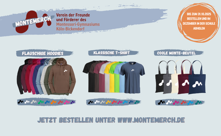 Montemerch für Schulhomepage